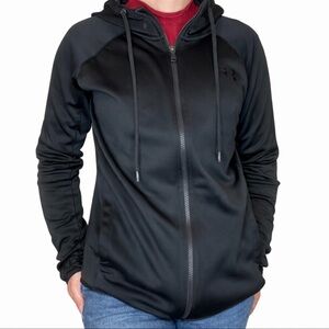 Black Under Armor Zip-Up Hoodie